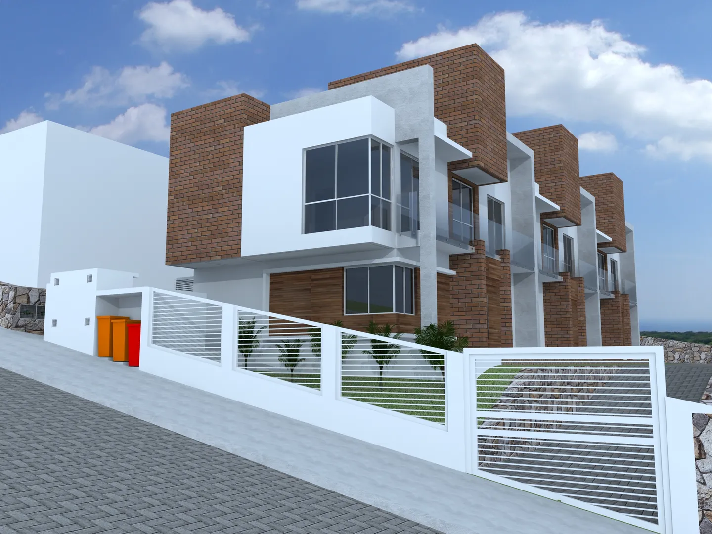 Casa geminada em Joinville com 2 dormitórios e 2 banheiros